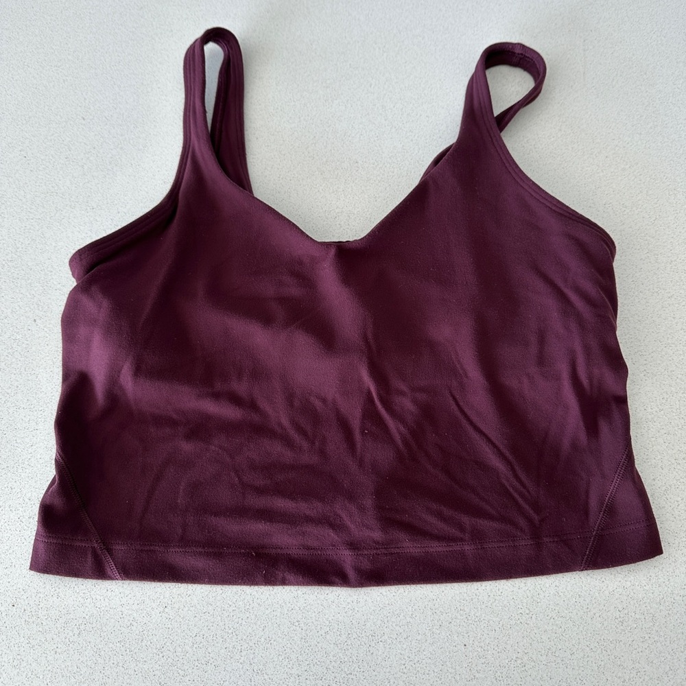 Cassis Lululemon Align Tank Top Size 4